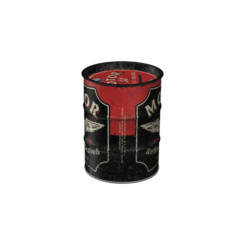 Nostalgic-Art Money Box Oil Barrel Motor 9.3x9.3x11.5cm - Image 2