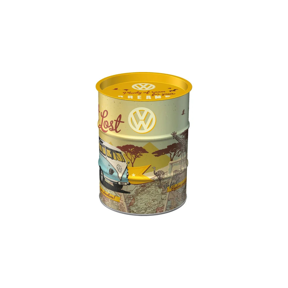 Nostalgic-Art Money Box Oil Barrel VW Get Lost 9.3x9.3x11.5cm - Image 2