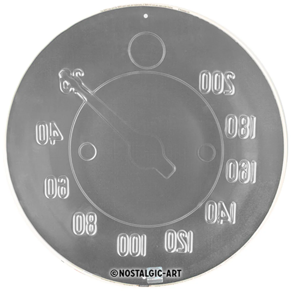 Nostalgic-Art Round Sign BMW Tachometer 35x35x0.5cm - Image 2