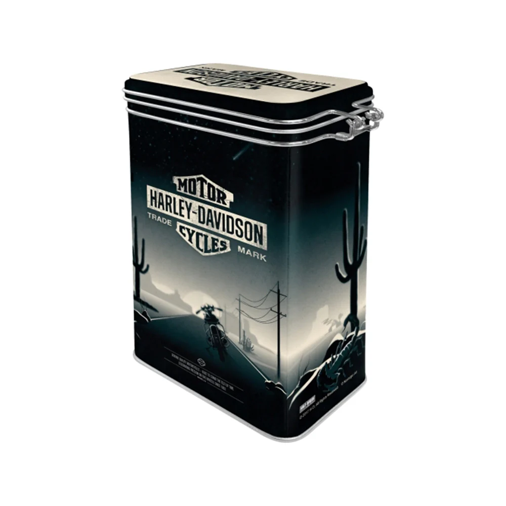 Nostalgic-Art Storage Clip Top Tin 1.3L 17.5cm Harley Things Are Different - Image 2