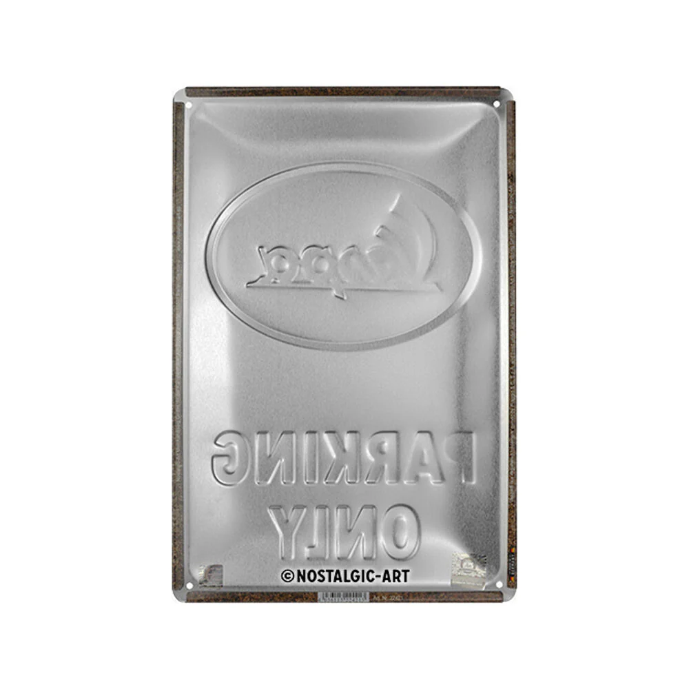 Nostalgic-Art Vespa Parking Only Metal Decorative Sign Plaque 20x30x0.5cm - Image 2