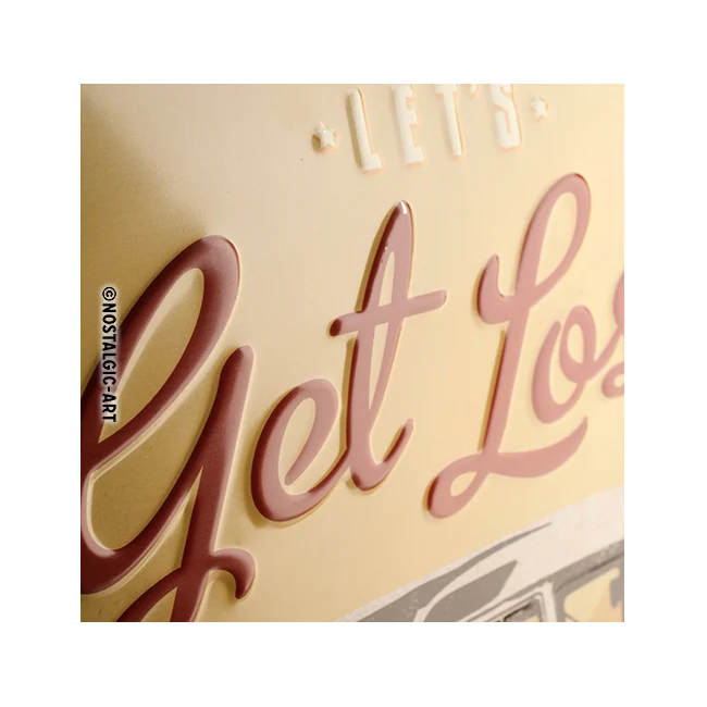 Nostalgic-Art VW Lets Get Lost 40x60cm XL Metal Sign Plaque - Image 5