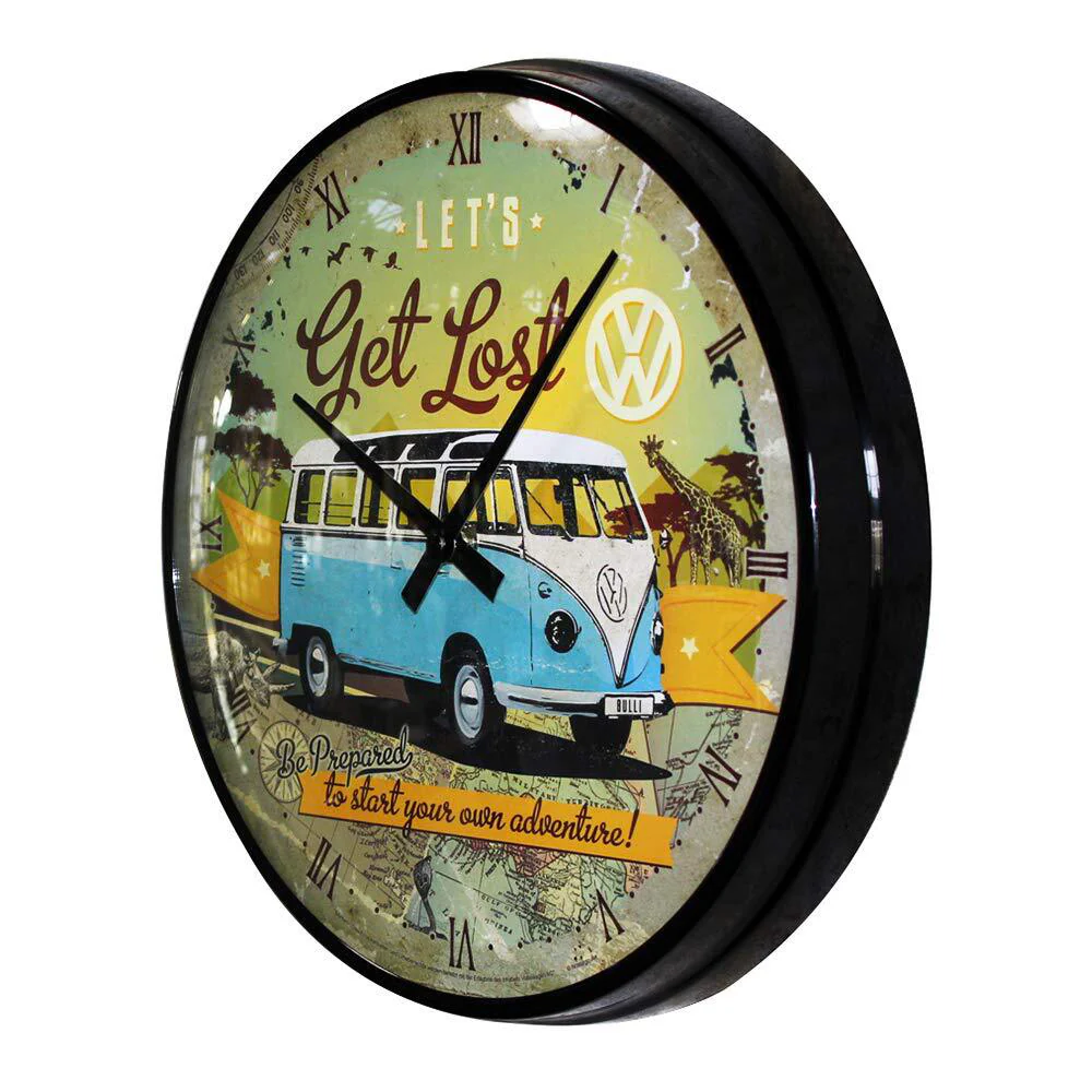Nostalgic-Art Wall Clock Retro Look VW Get Lost Design 30cm - Image 2