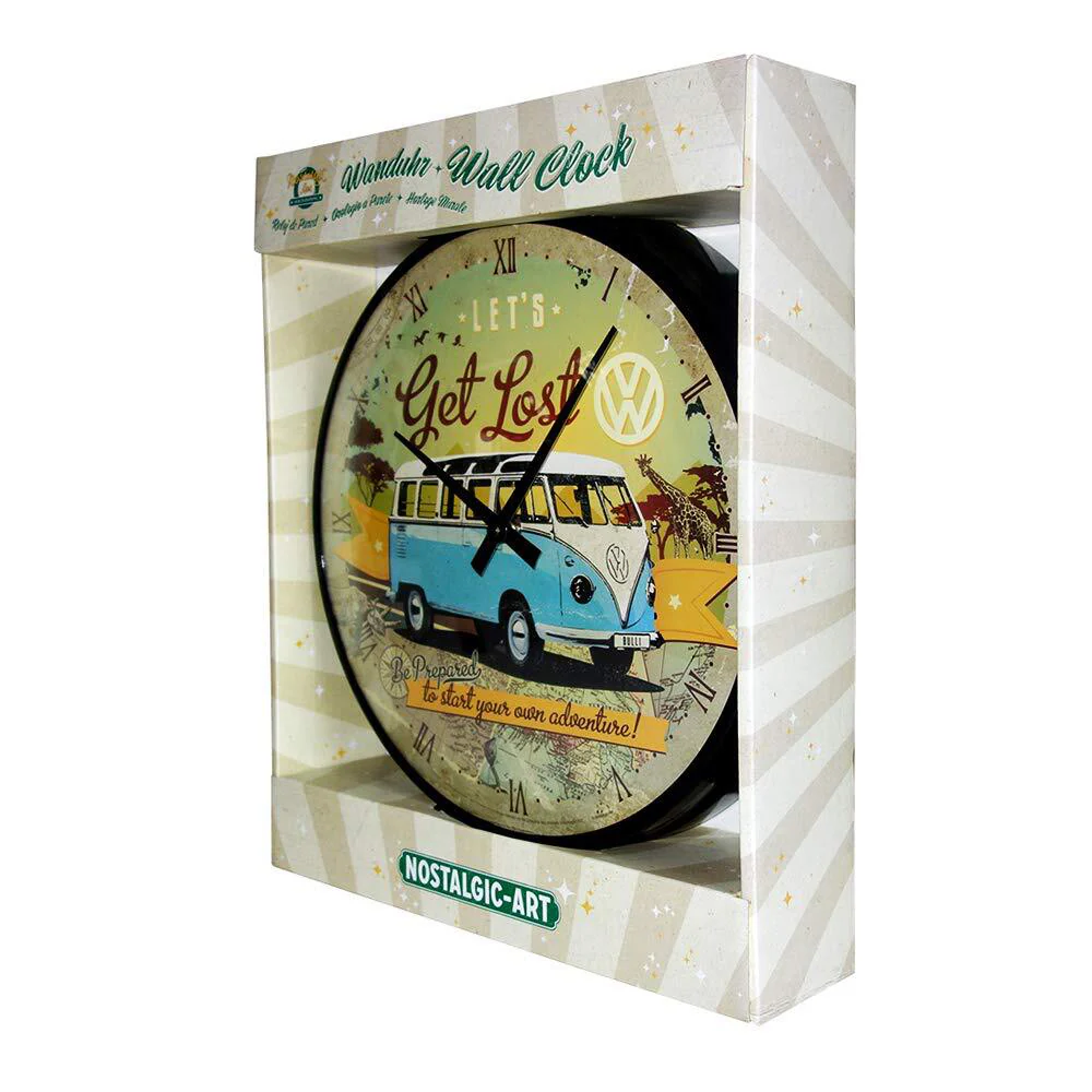 Nostalgic-Art Wall Clock Retro Look VW Get Lost Design 30cm - Image 3