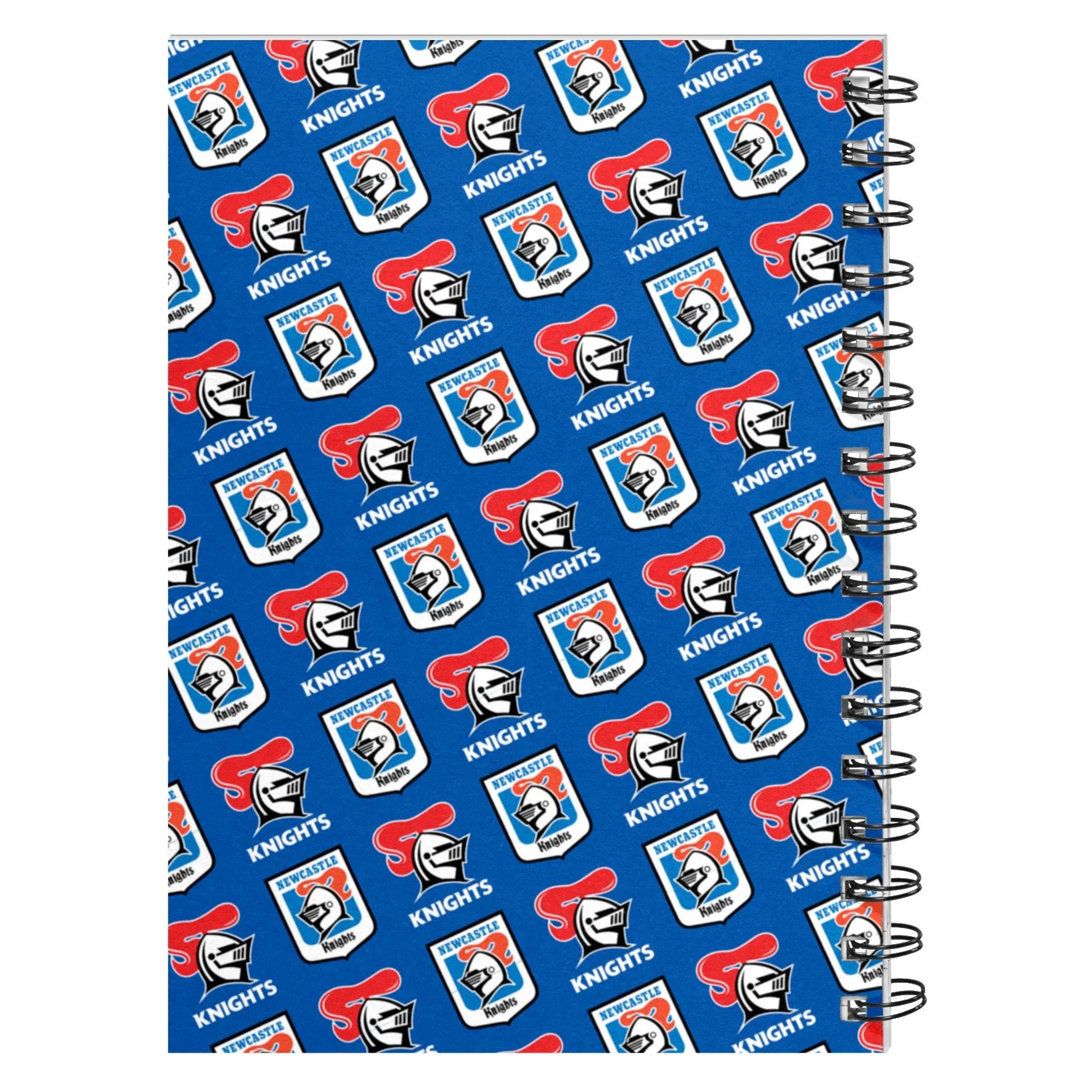 NRL - Newcastle Knights Hardcover A5 Spiral Notebook - Image 2