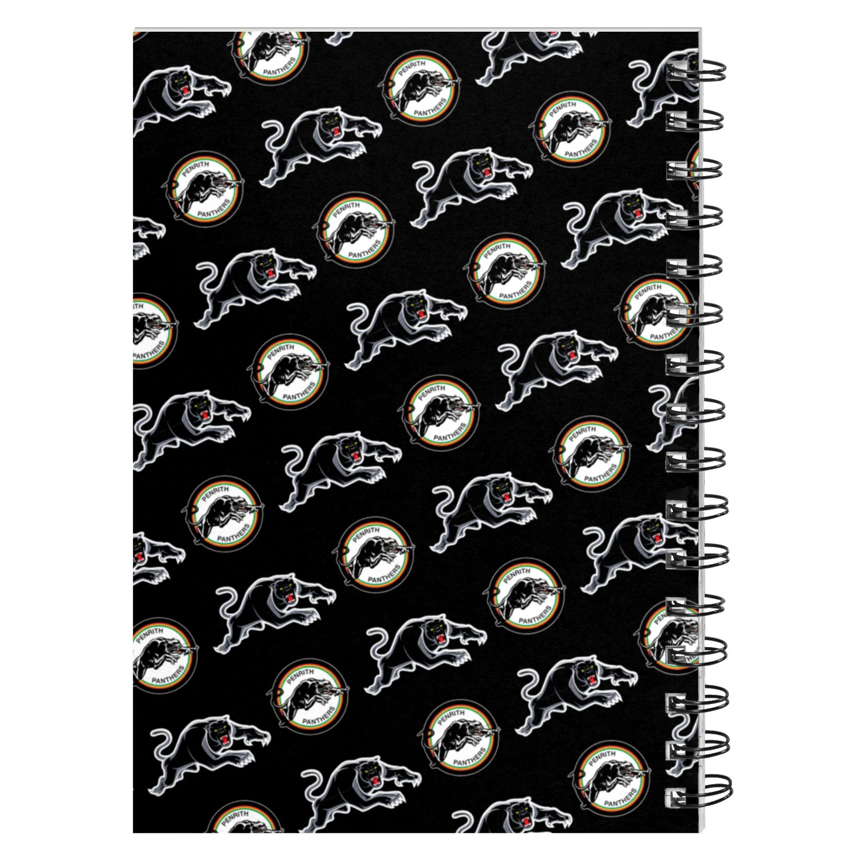 NRL - Penrith Panthers Hardcover A5 Spiral Notebook - Image 2