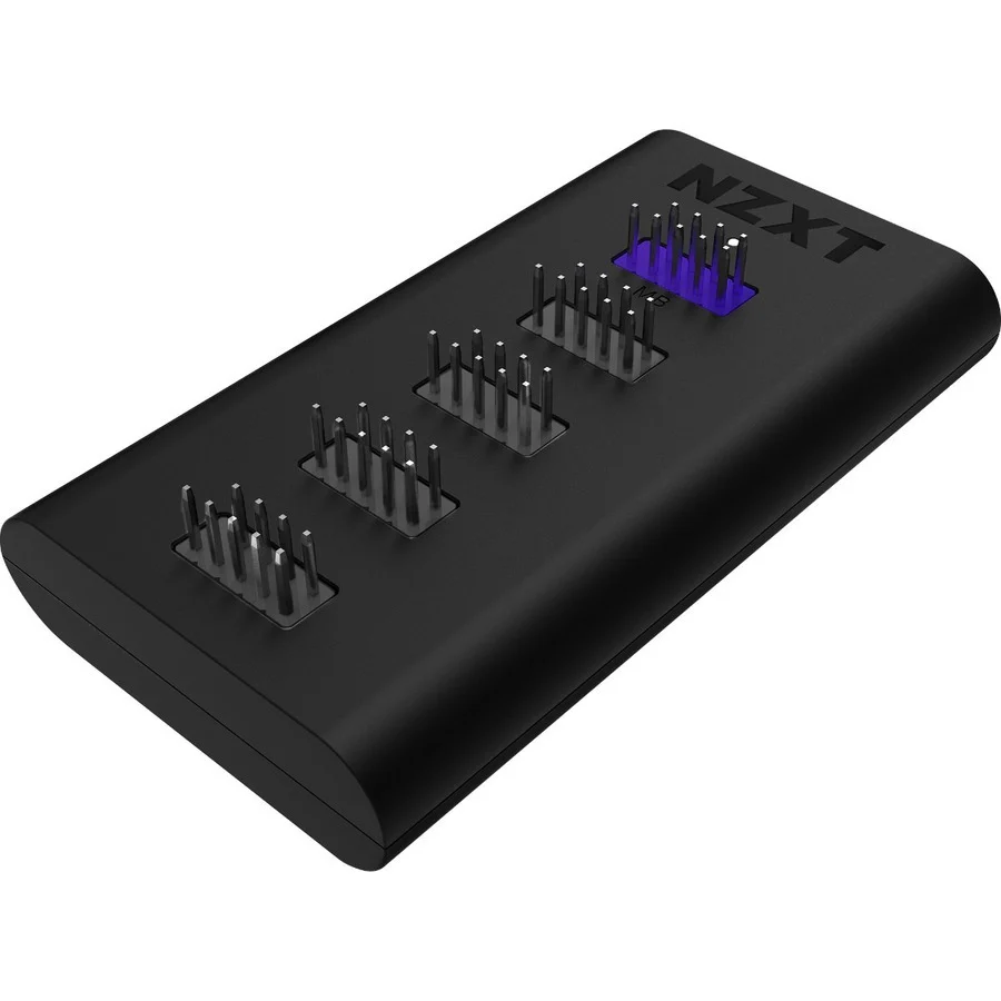 NZXT AC-IUSBH-M3 USB Hub - USB 2.0 - Matte Black - 4 Total USB Port(s) - 4 USB 2 - Image 6
