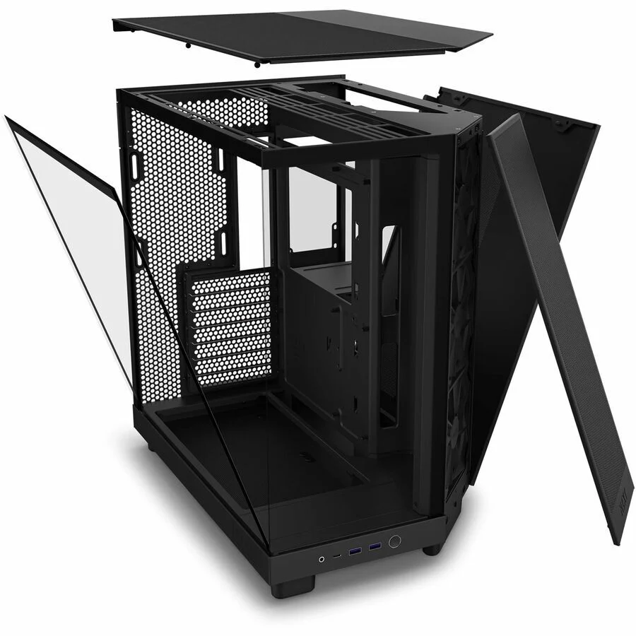 NZXT H6 Flow Computer Case - ATX Motherboard Supported - Mid-tower - Tempered Gl - - Image 2