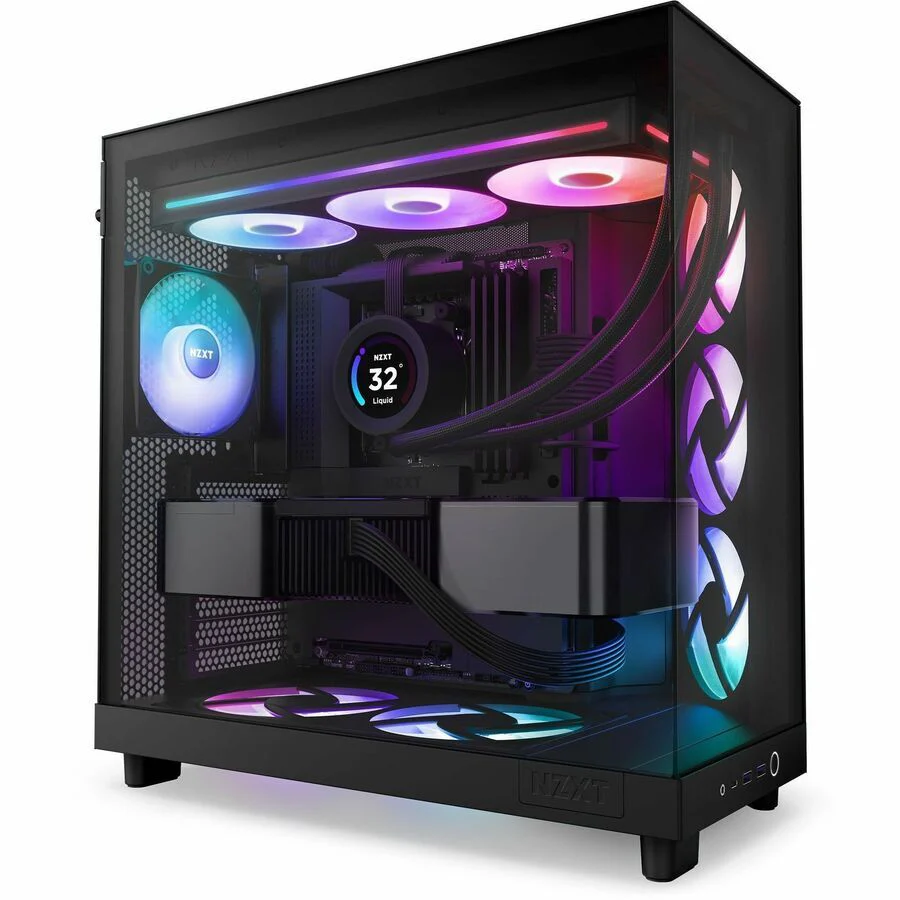 NZXT RF-U36HF-B1 Cooling Fan - Motherboard - 360 mm Maximum Fan Diameter - 3 x F - - Image 5