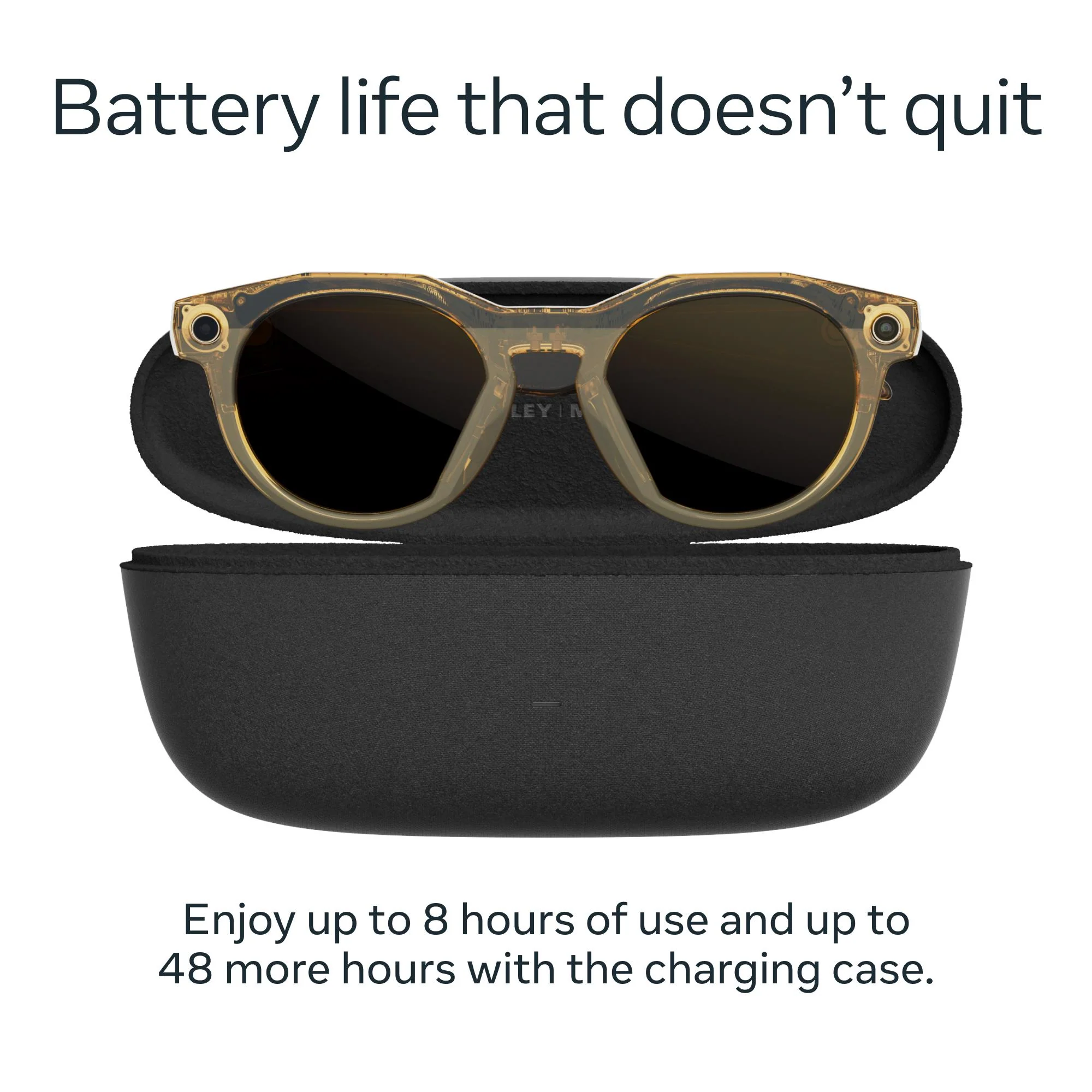 Oakley | Meta HSTN AI Glasses (Transparent Curry Clear to Brown Transitions) - Image 5
