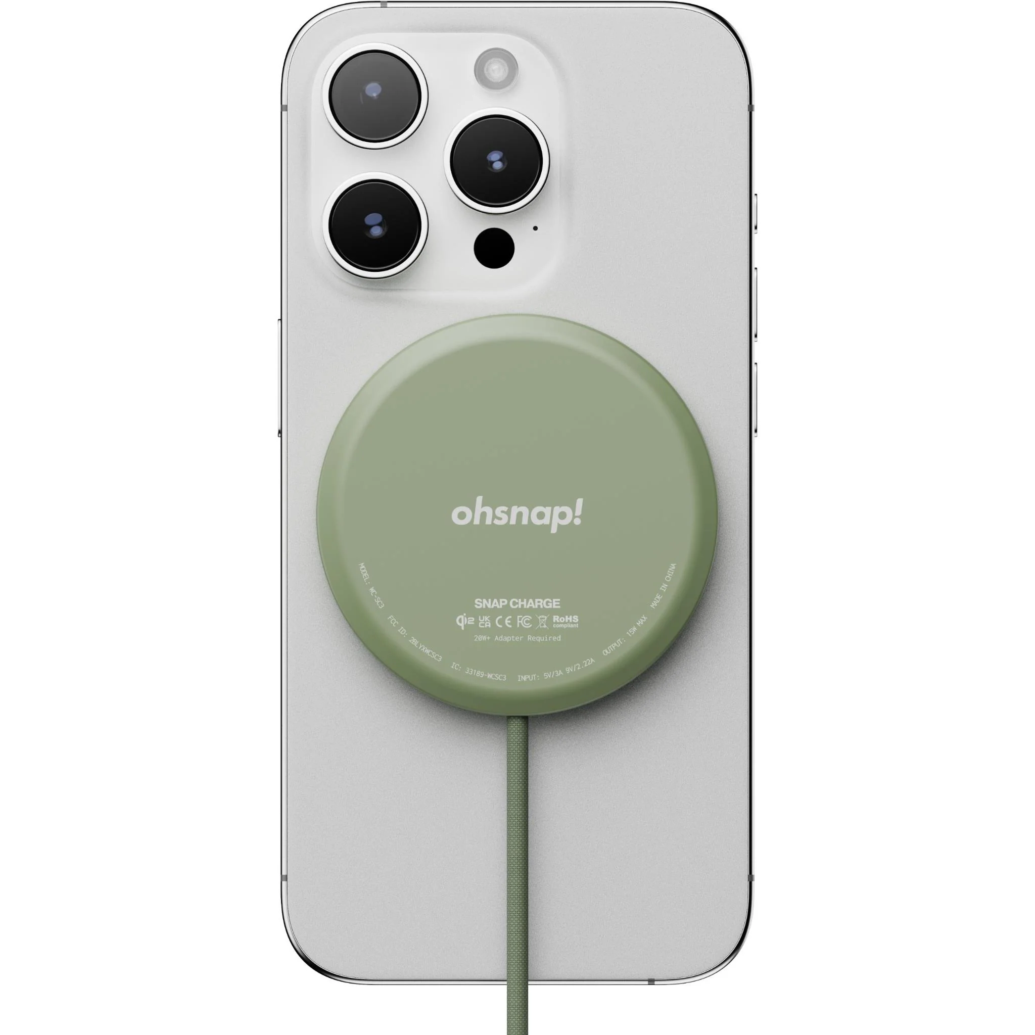 OhSnap! Charge Qi2 Wireless Charger (Gator Fade) - Image 5