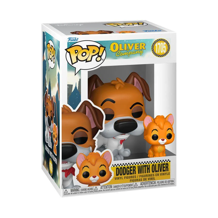 Oliver and Company (1988) - Dodger with Oliver Pop! Vinyl - Image 2