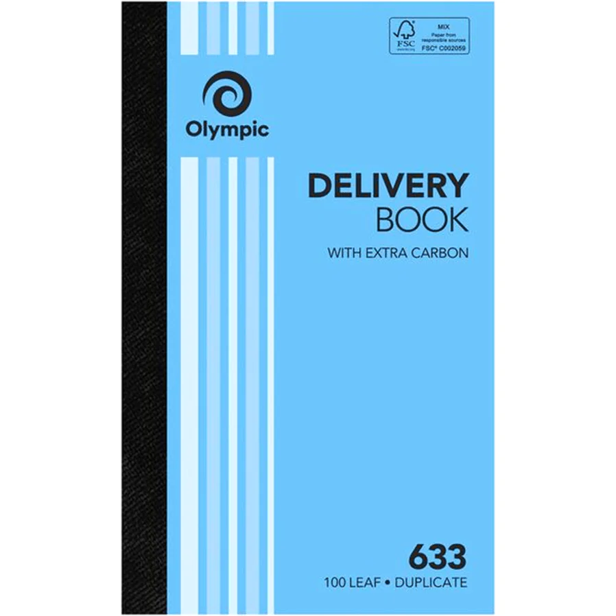 Olympic 10 Pack 633 Duplicate Delivery Book Extra Carbon 140867 Bulk - Image 2
