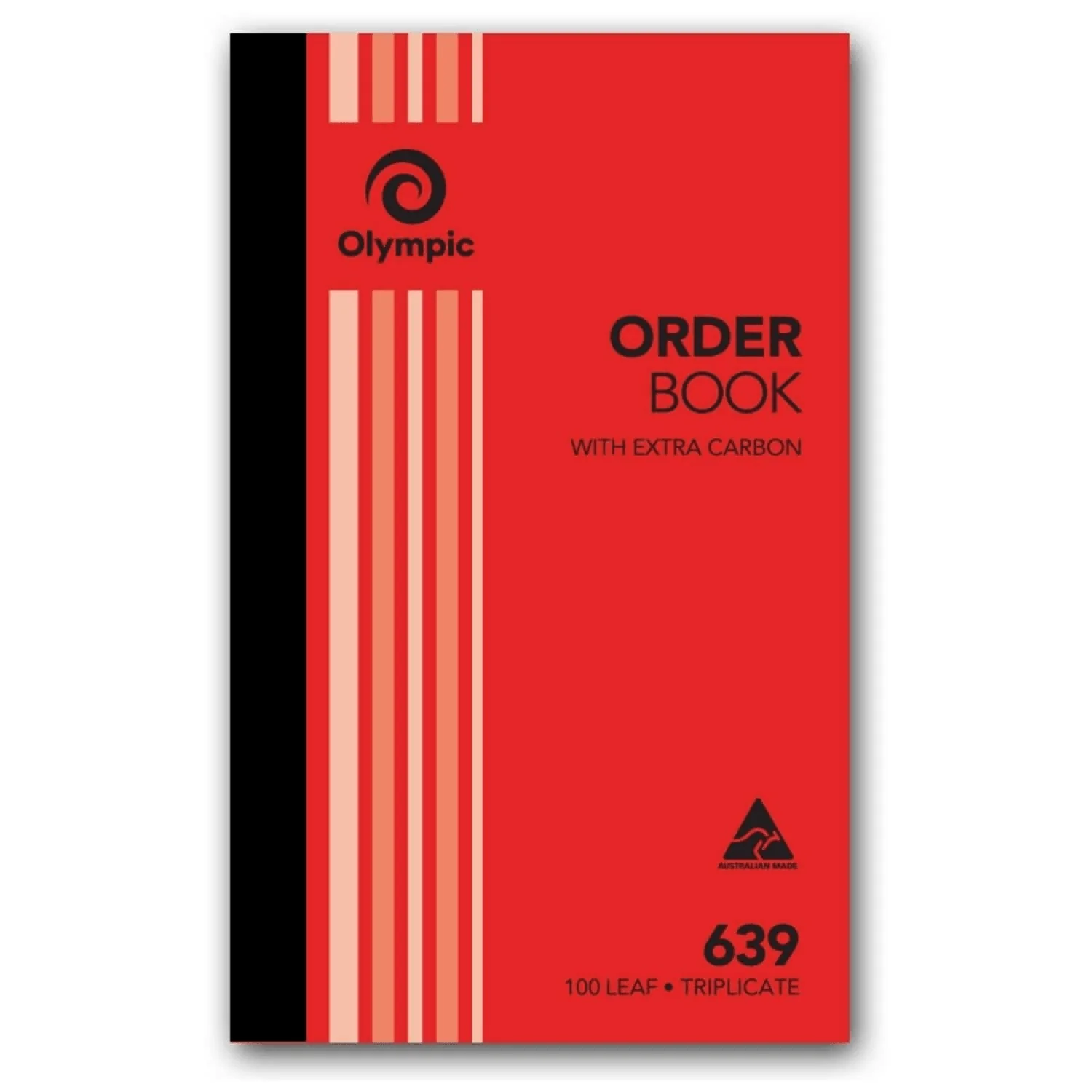 Olympic 10 Pack 639 Triplicate Order Book Carbon 100 Leaf Bulk - Image 2