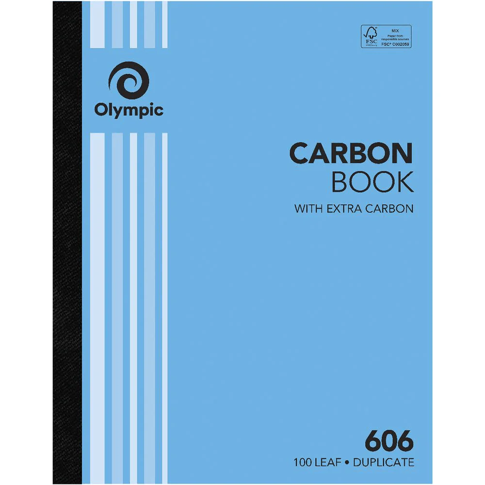 Olympic 606 Carbon Book with Extra Carbon 100 Leaf Pack 5 - Image 2