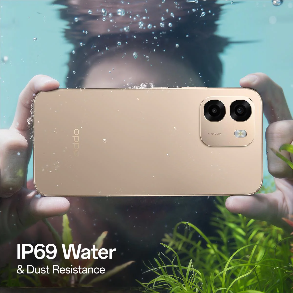 OPPO A6 5G 256GB (Aurora Gold) - Image 3