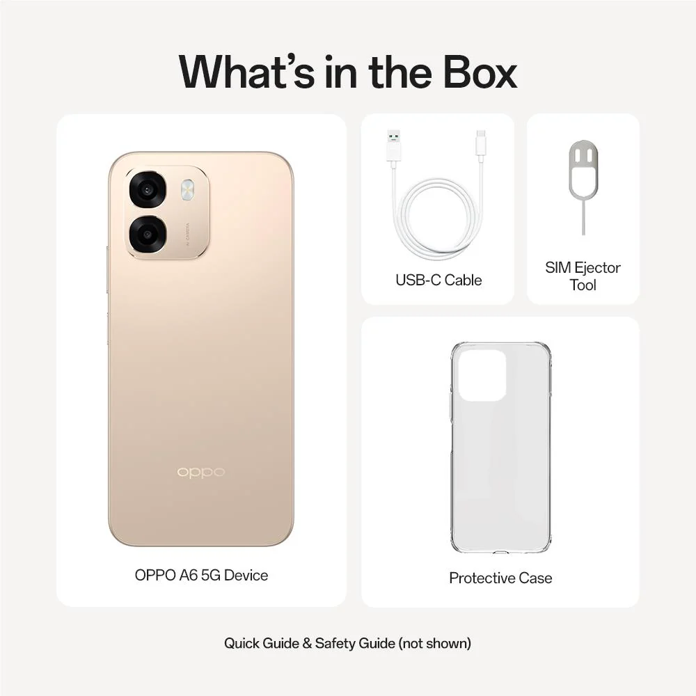 OPPO A6 5G 256GB (Aurora Gold) - Image 8