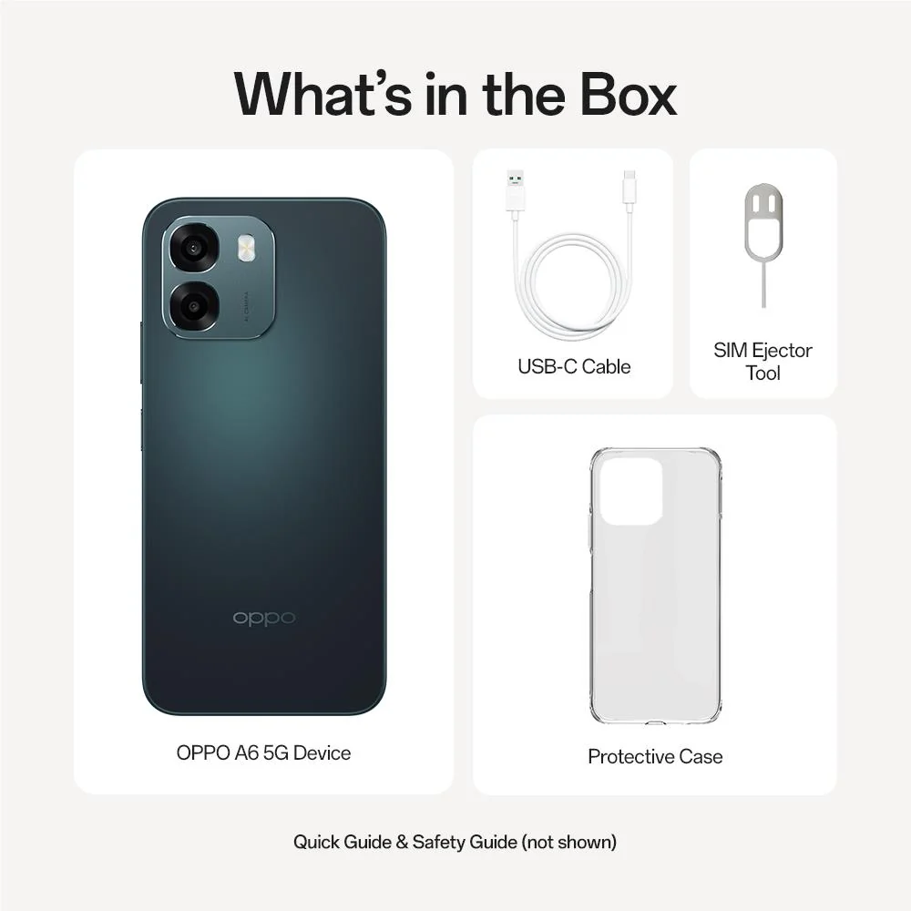 OPPO A6 5G 256GB (Sapphire Black) - Image 8