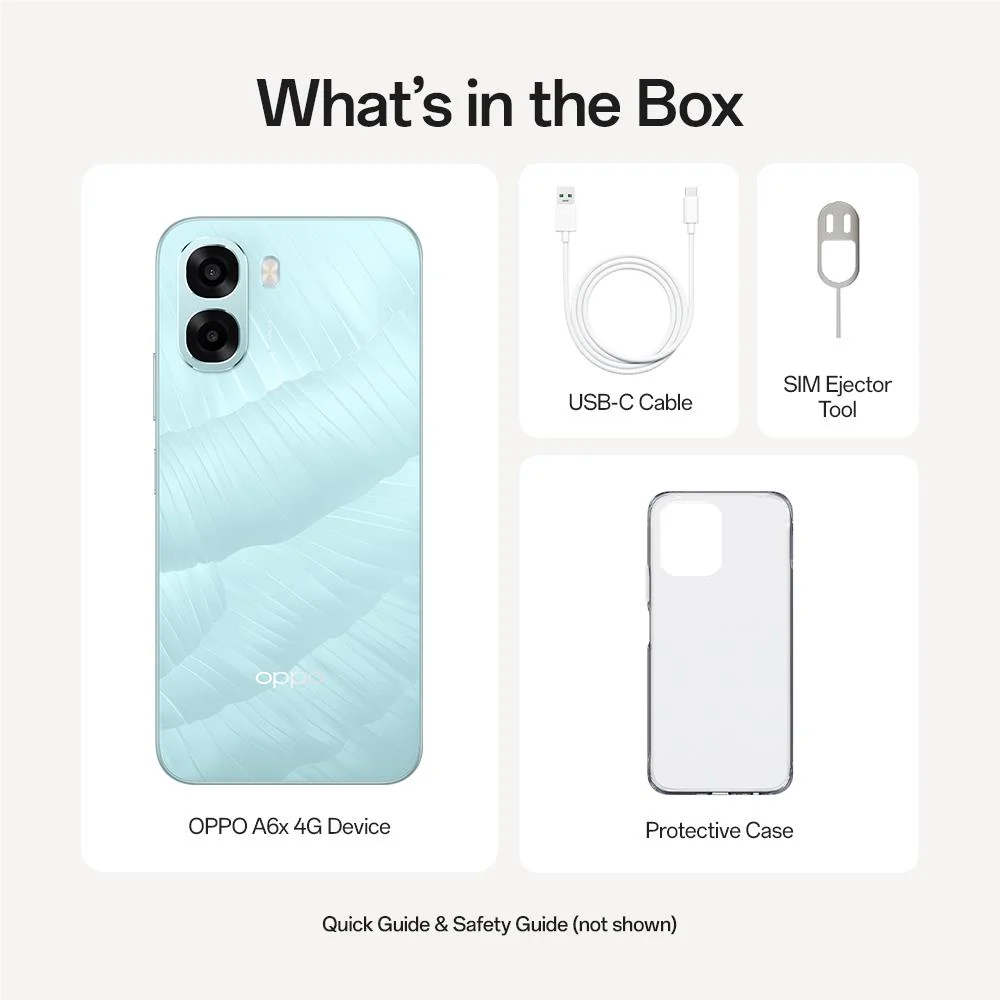 OPPO A6x 4G 128GB (Ice Blue) - Image 8