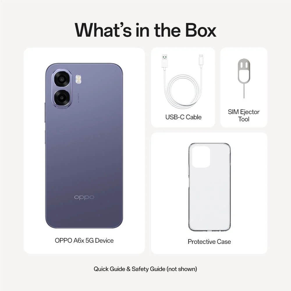 OPPO A6x 5G 128GB (Black Purple) - Image 8