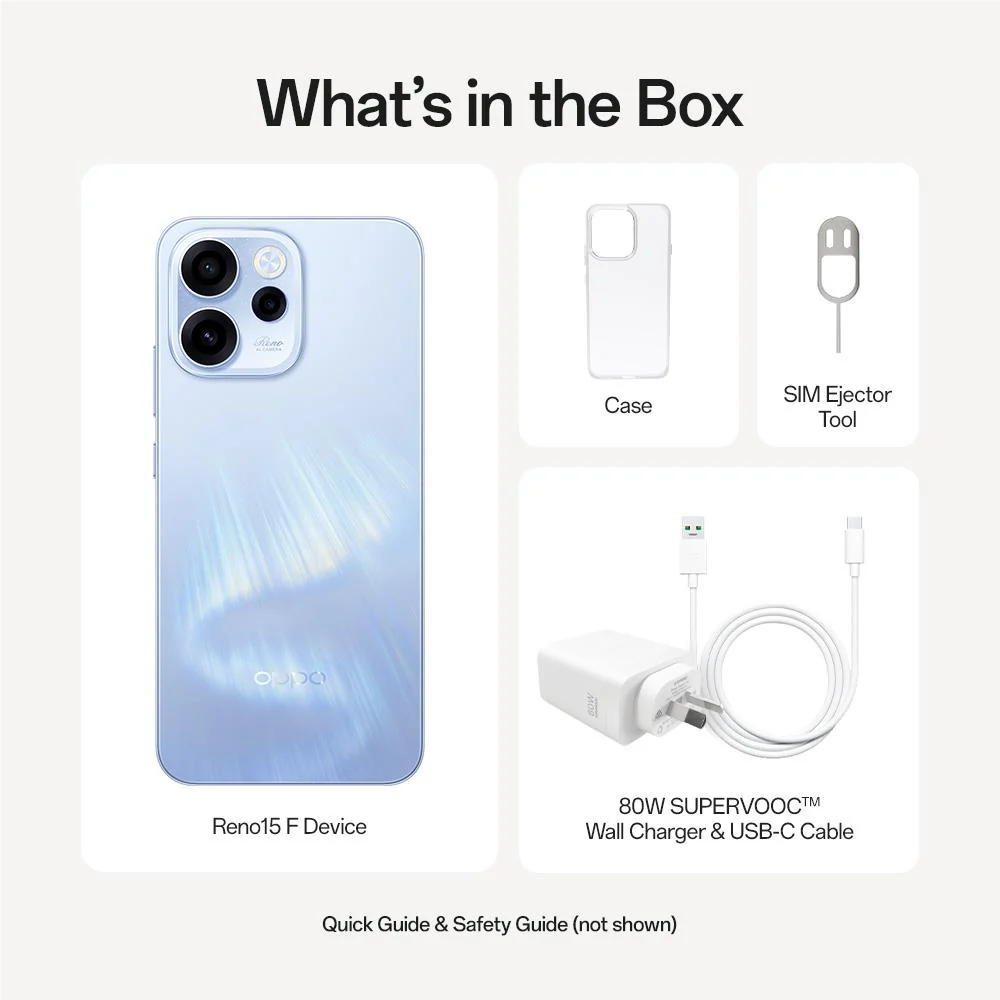 OPPO Reno15 F 5G 256GB (Aurora Blue) - Image 10