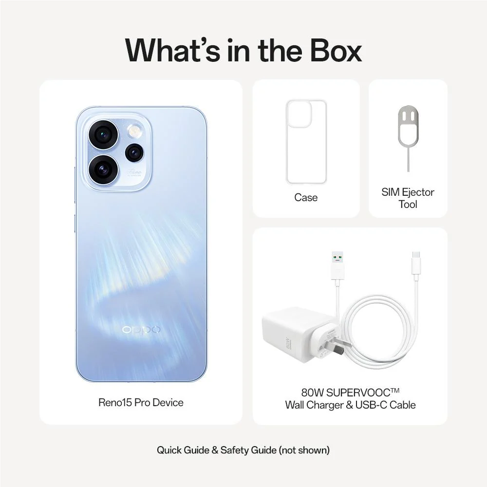 OPPO Reno15 Pro 5G 512GB (Aurora Blue) - Image 10