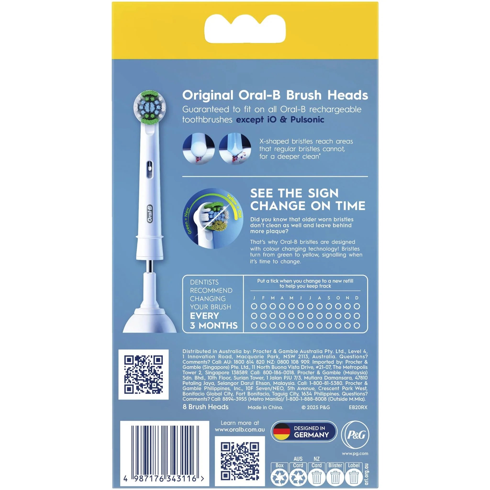Oral-B Everyday Clean Electric Toothbrush Replacement Brush Heads - Image 10