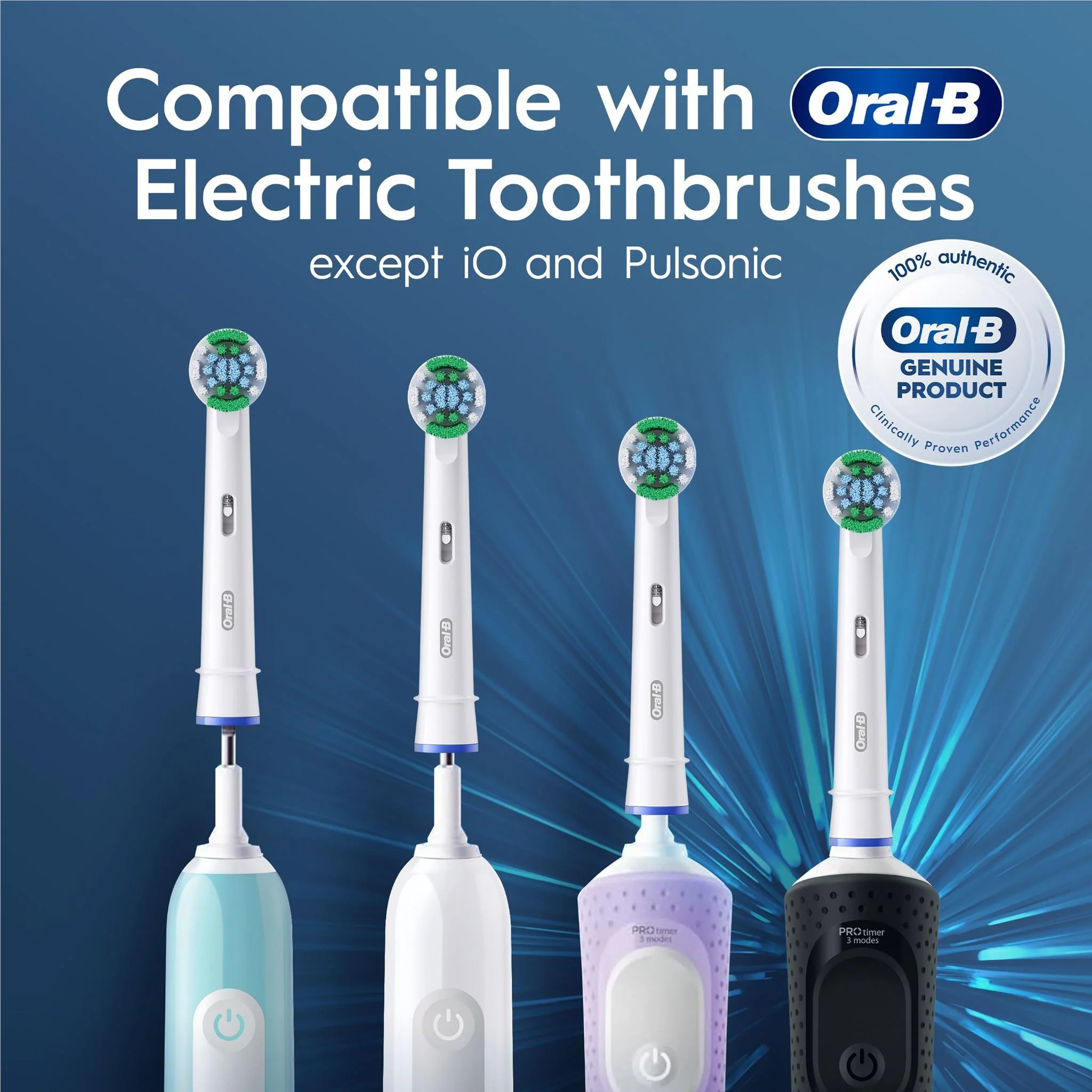 Oral-B Everyday Clean Electric Toothbrush Replacement Brush Heads - Image 3