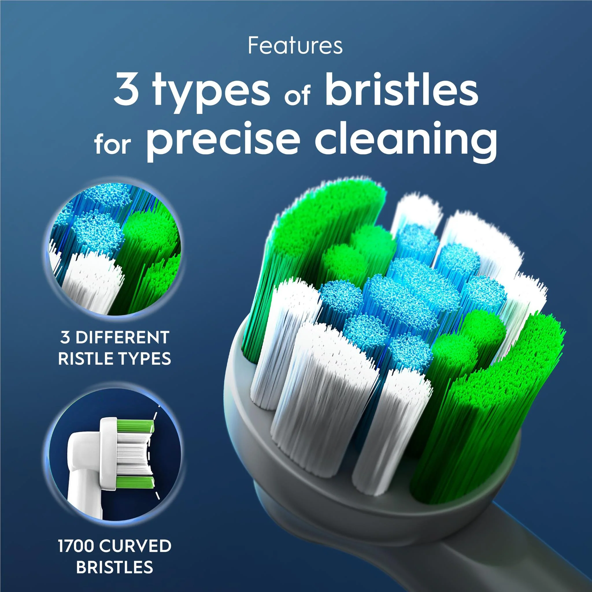 Oral-B Everyday Clean Electric Toothbrush Replacement Brush Heads (4 Pack) - Image 5