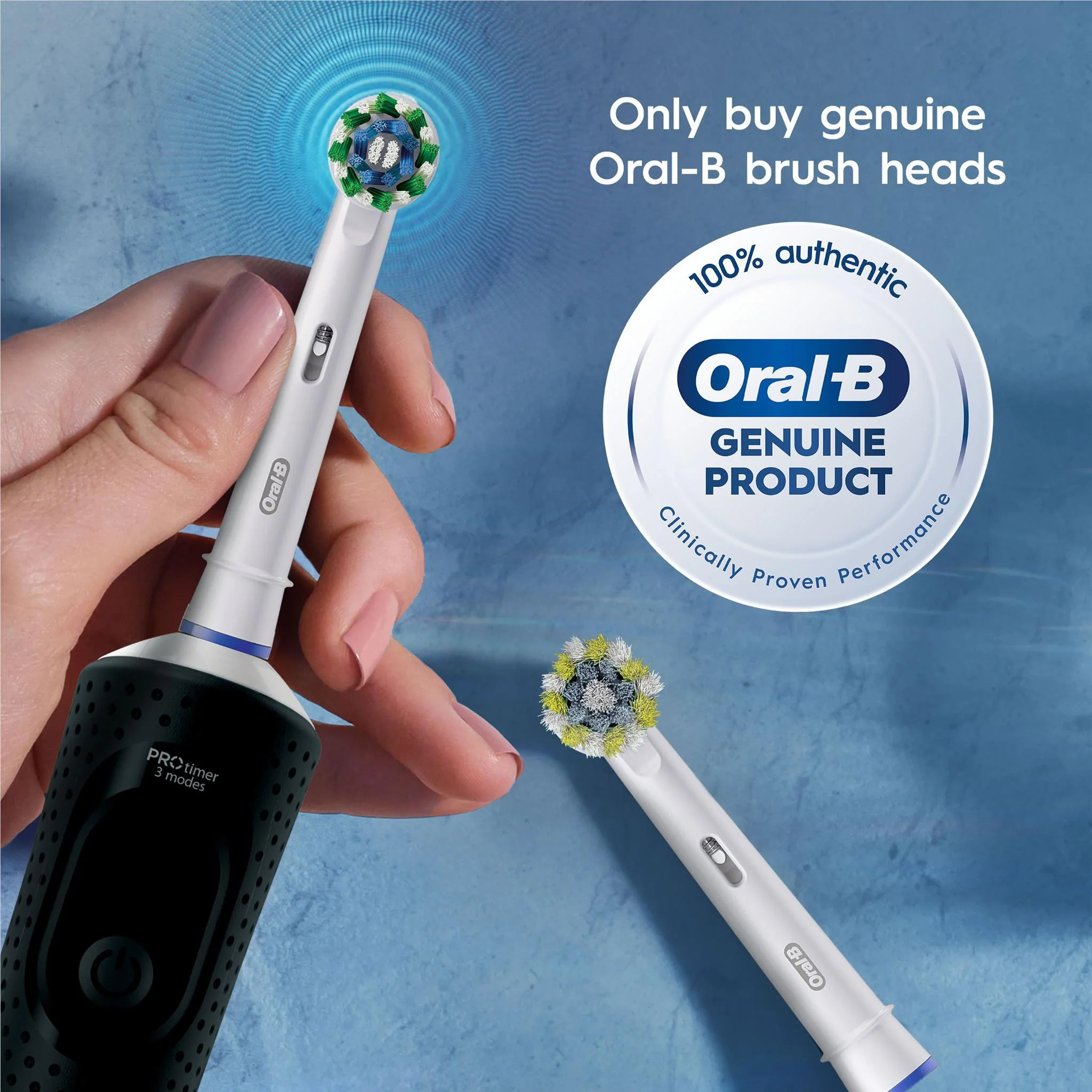 Oral-B Everyday Clean Electric Toothbrush Replacement Brush Heads (4 Pack) - Image 6