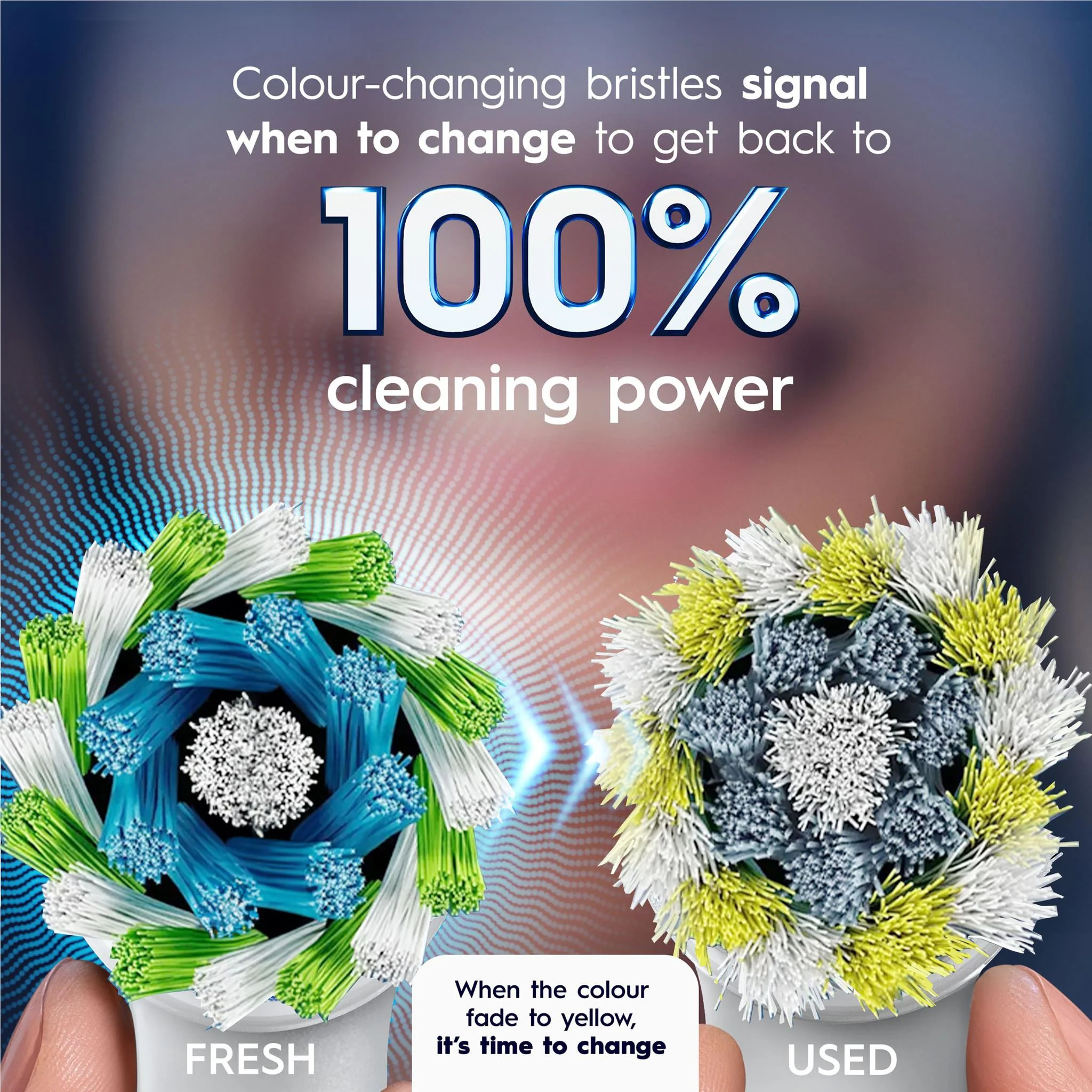Oral B  Oral-B Floss Action Deep Clean Electric Toothbrush Replacement Brush Heads (4 Pack) - Image 5