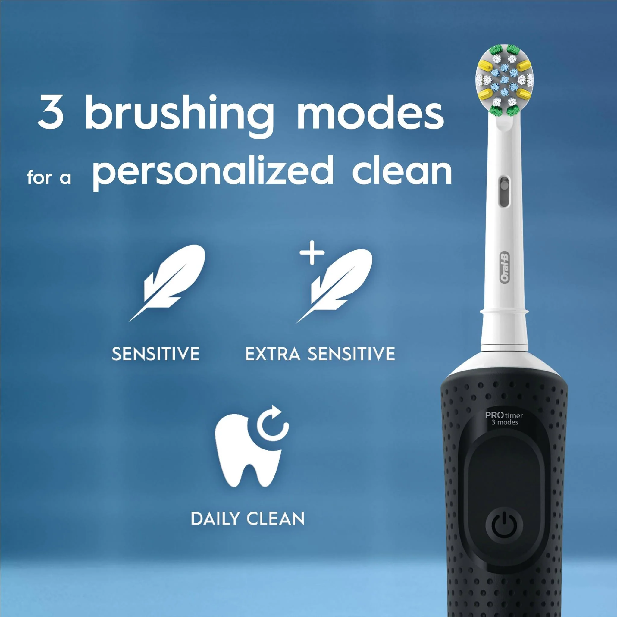 Oral B Vitality Pro Deep Clean Electric Toothbrush (Black) - Image 6