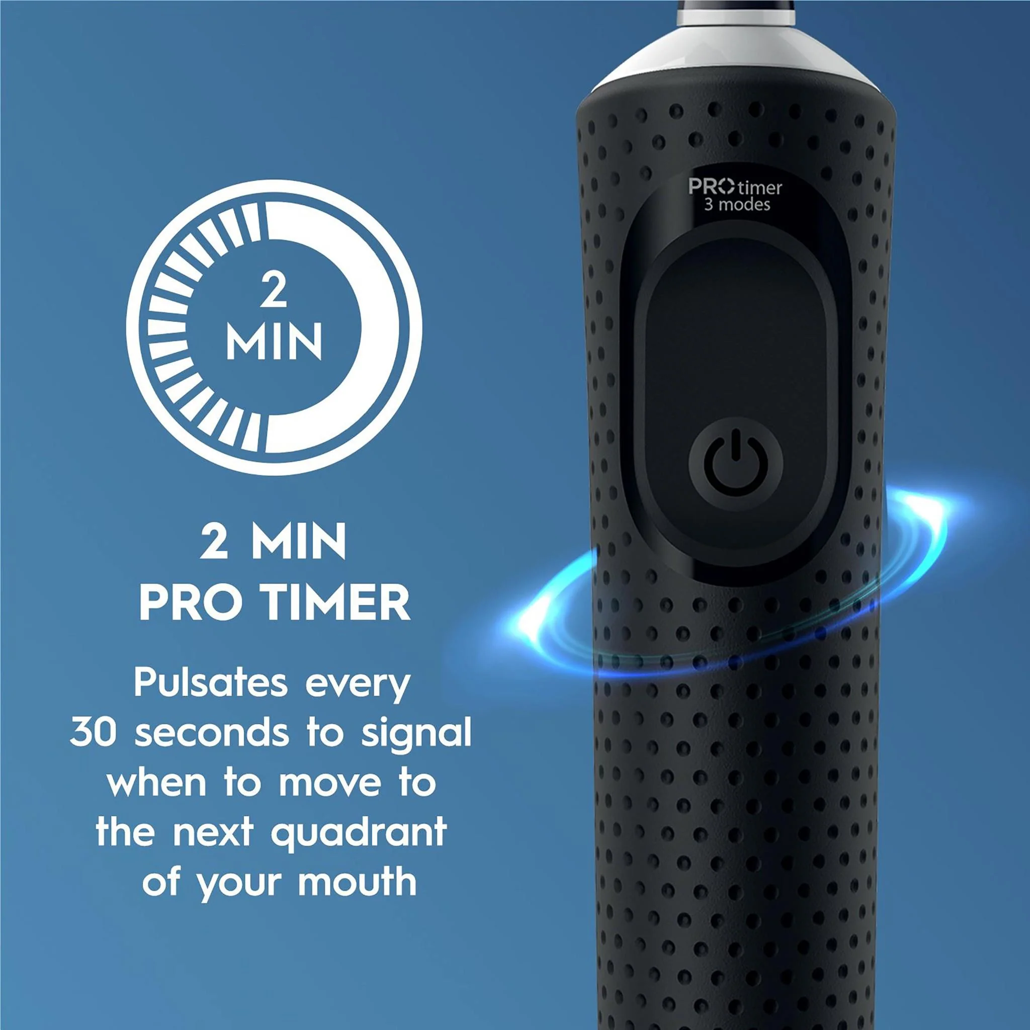 Oral B Vitality Pro Deep Clean Electric Toothbrush (Black) - Image 7