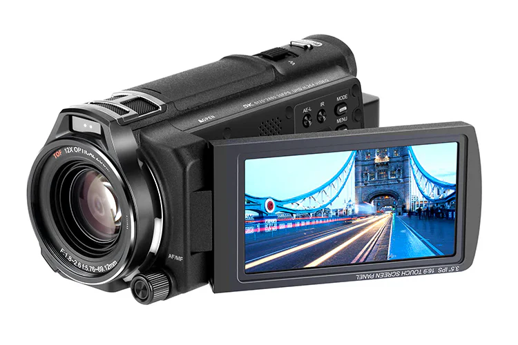 ORDRO XV80 5K 12X Optical Zoom Handycam Handheld Camera - Image 2