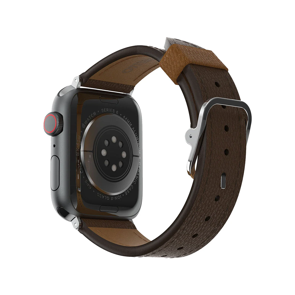 OtterBox Cactus Leather Band for Apple Watch (42-45mm) - Brown - Brown - Image 4
