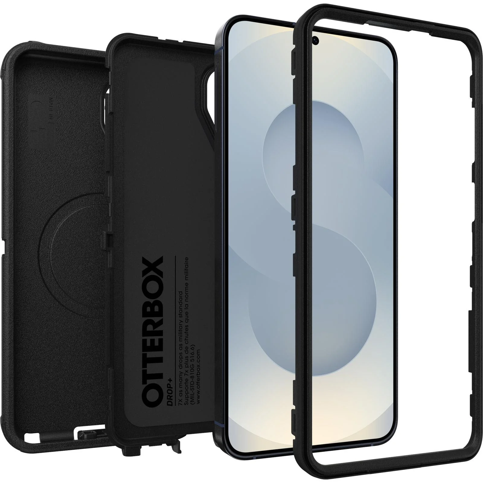 OtterBox Defender Pro Magnet Case for Galaxy S26+ (Black) - Image 2