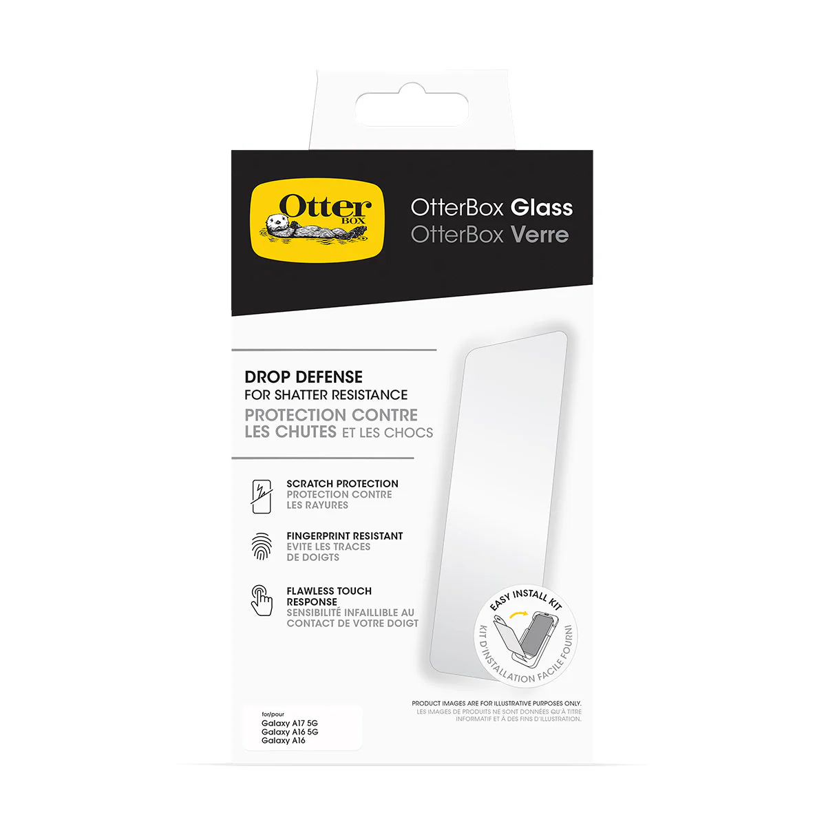OTTERBOX OtterBox Glass Screen Protector for Samsung Galaxy A17/A16 - Image 4