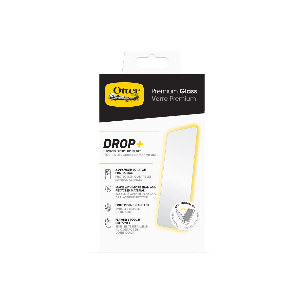 OtterBox Premium Glass Screen Protector for iPhone 16 Pro Max (Clear) - Image 7