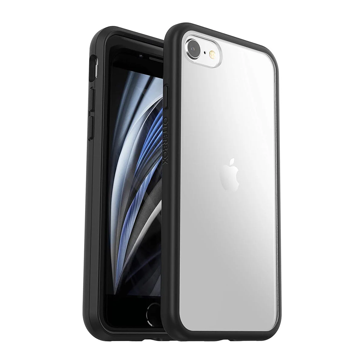 OtterBox React Case For iPhone iPhone 7/8/SE (2nd and 3rd Gen) - Clear/Black - Image 2