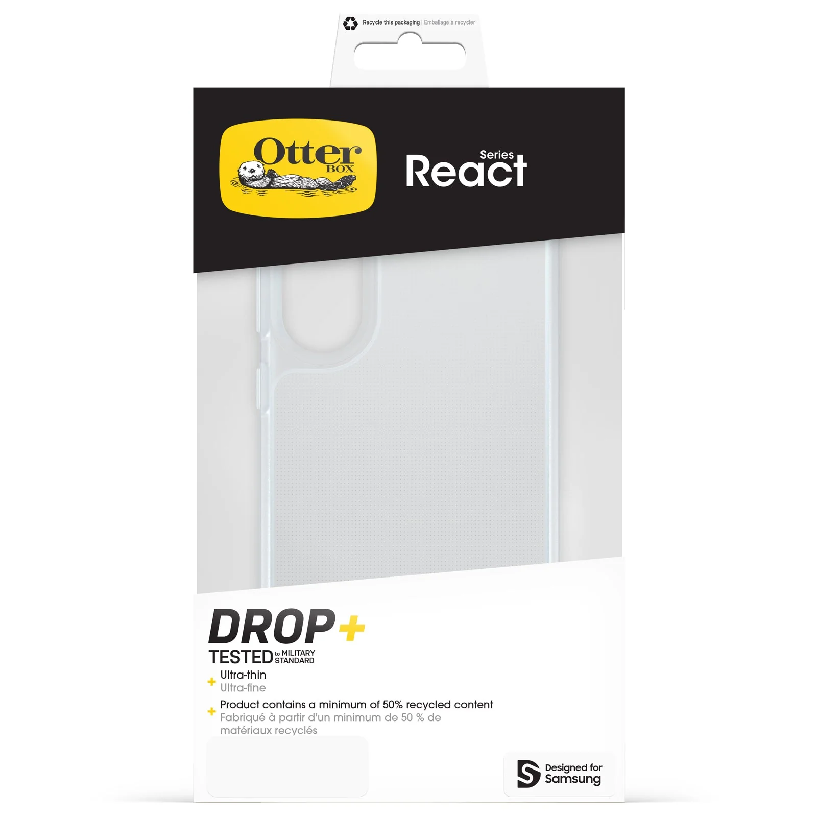 Otterbox React for Samsung Galaxy S25 Edge (Clear) - Image 5
