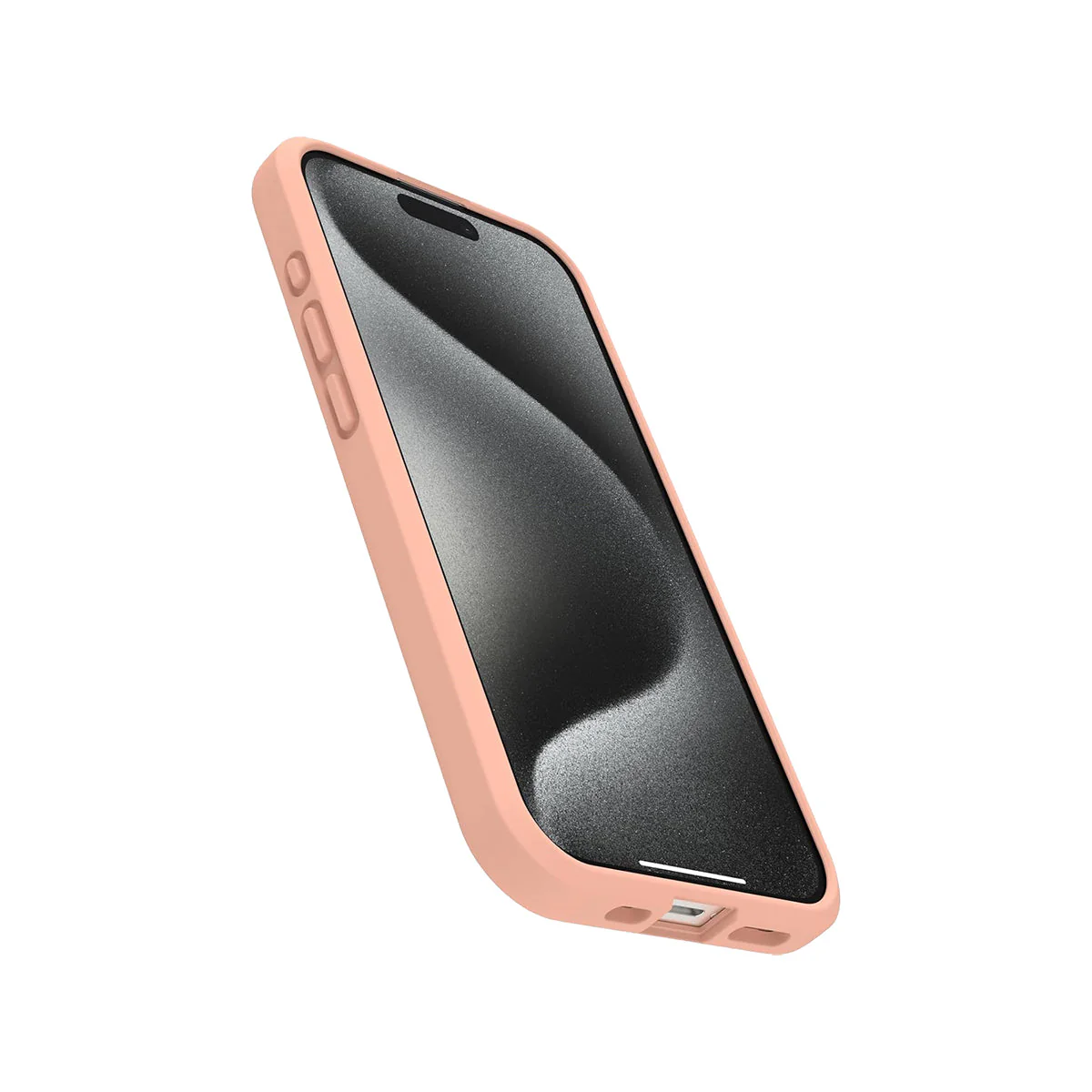 OtterBox SLEEK Phone Case for iPhone 15 Pro - Peach Perfect - Pink - Image 4