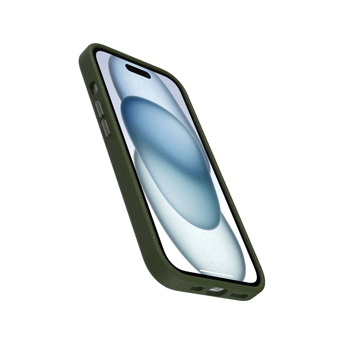 OtterBox Symmetry Cactus Leather Phone Case for iPhone 15/14/13 (Green) - Image 3