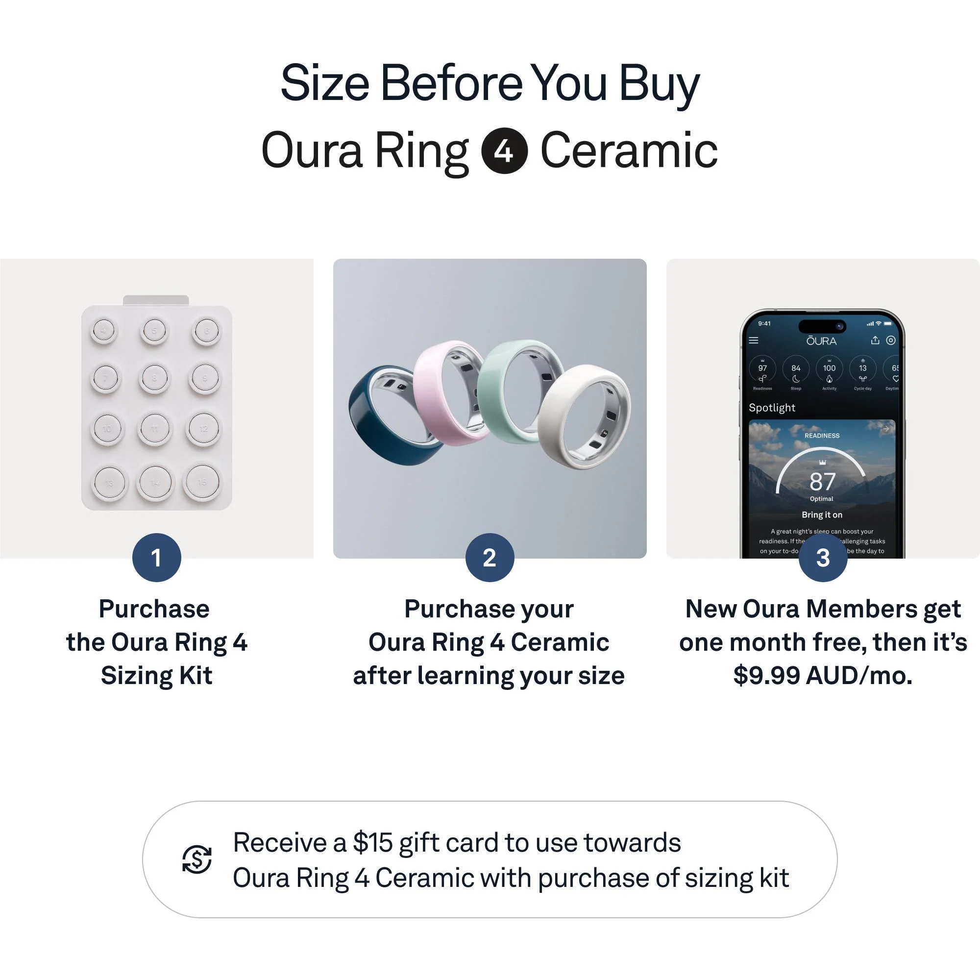 Oura Ring 4 Ceramic [Size 14] (Petal) - Image 3
