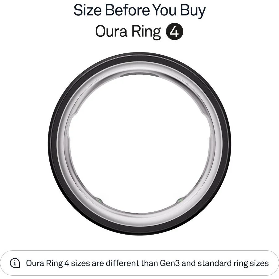 Oura Ring 4 [Size 11] (Black) - Image 3