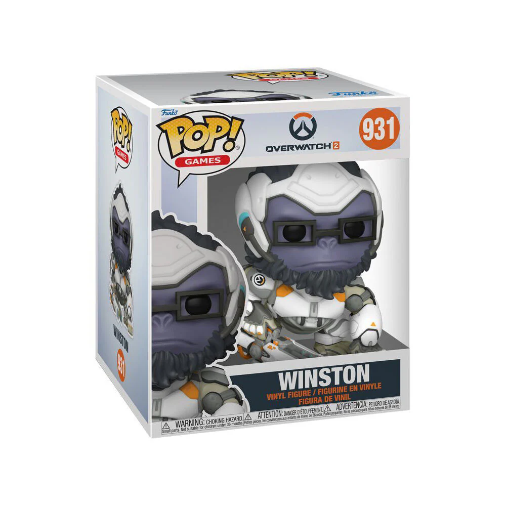 Overwatch 2 Winston Pop Bobblehead Collectible Vinyl Figure/Figurine 6" - Image 2