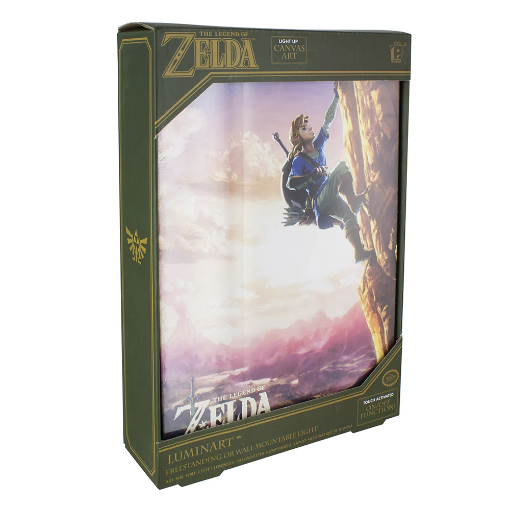 Paladone 30cm Legend of Zelda Luminart Kids Bedroom Wall Art - Image 2