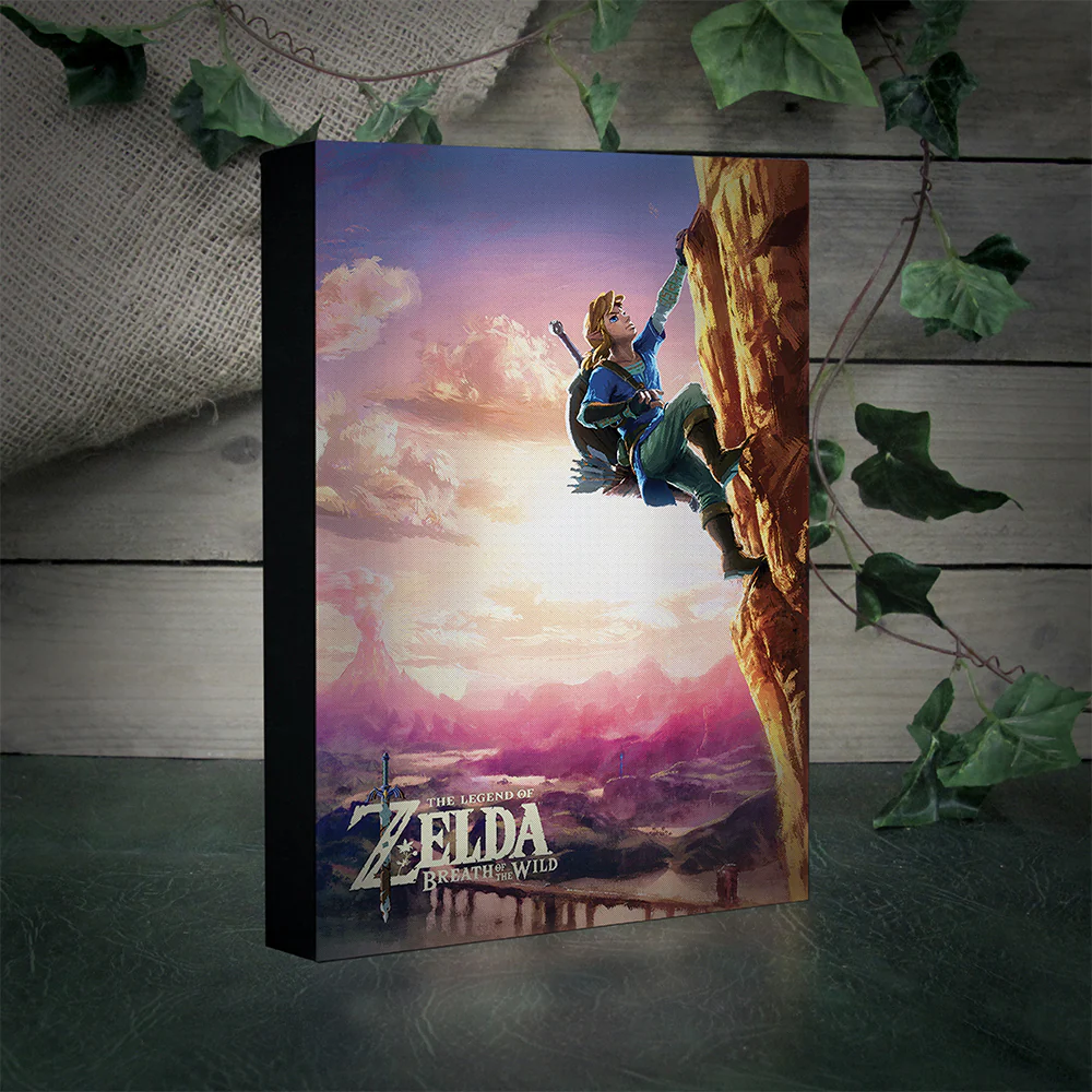 Paladone 30cm Legend of Zelda Luminart Kids Bedroom Wall Art - Image 3