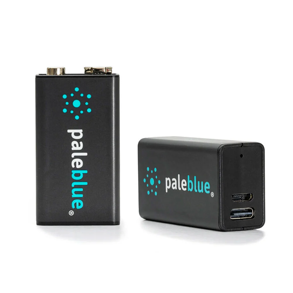 Paleblue 2-Pieces Fast Charging 9V USB Rechargeable Smart Batteries - Image 2