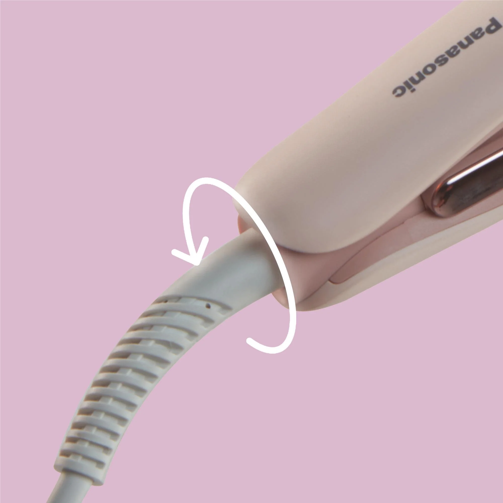 Panasonic 2-In-1 Hair Straightener and Curler (Strawberry Pink) - Image 10