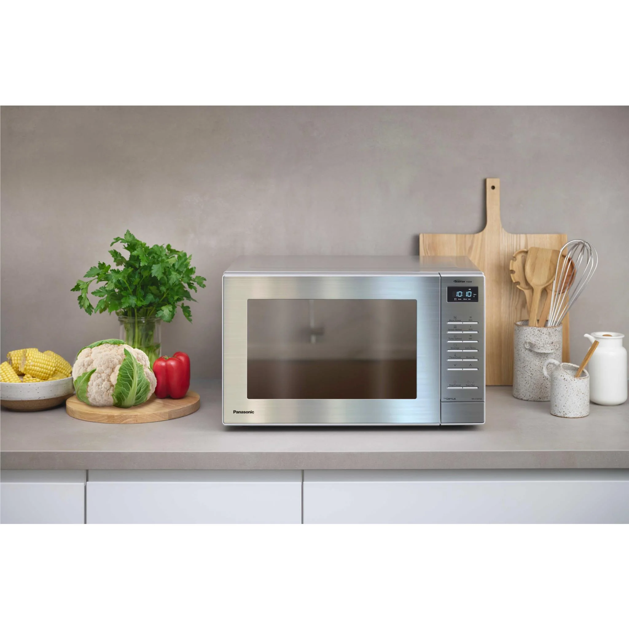 Panasonic 32L Inverter Sensor Microwave Oven (Stainless Steel) - Image 5